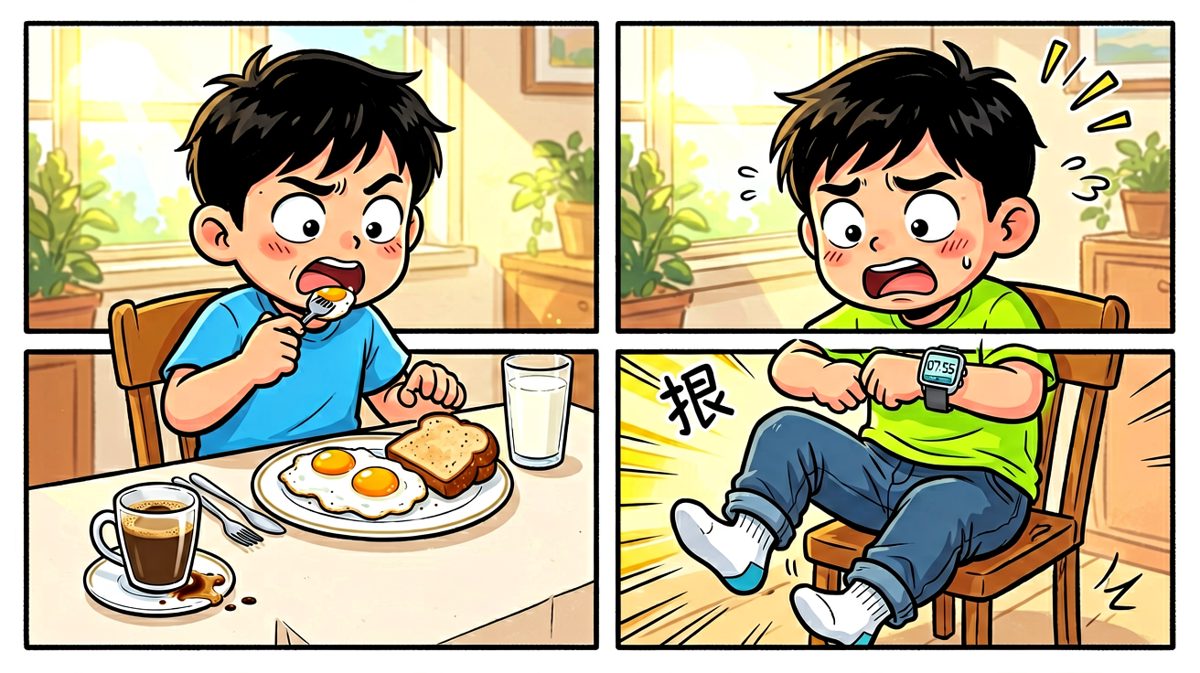 大脑里的起床画面：从容优雅地享用早餐