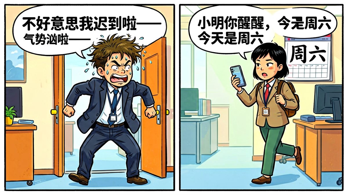 周六……我白忙活了？？