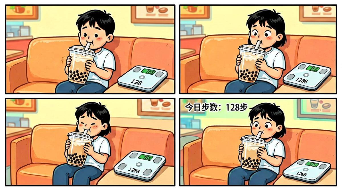 喝完这杯，明天再减吧！