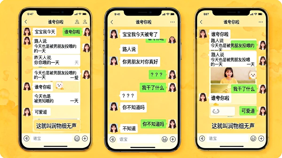 直男的温柔他自己都不知道