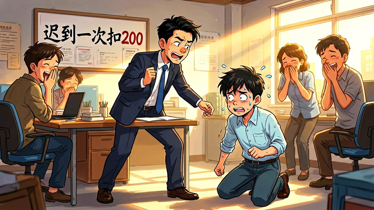 主管暴怒：又迟到！你知道这意味着什么吗？