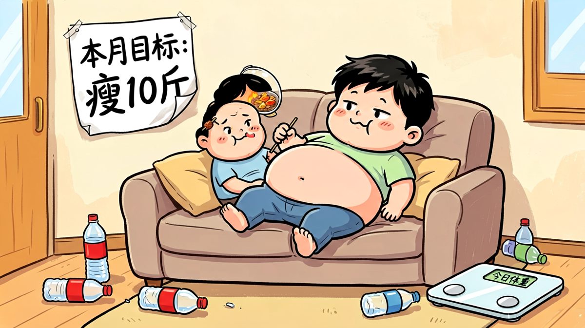 减肥计划结束，火锅计划胜利。