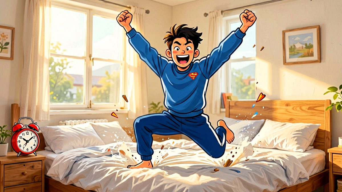 闹钟一响，信心爆棚：今天一定要健身！