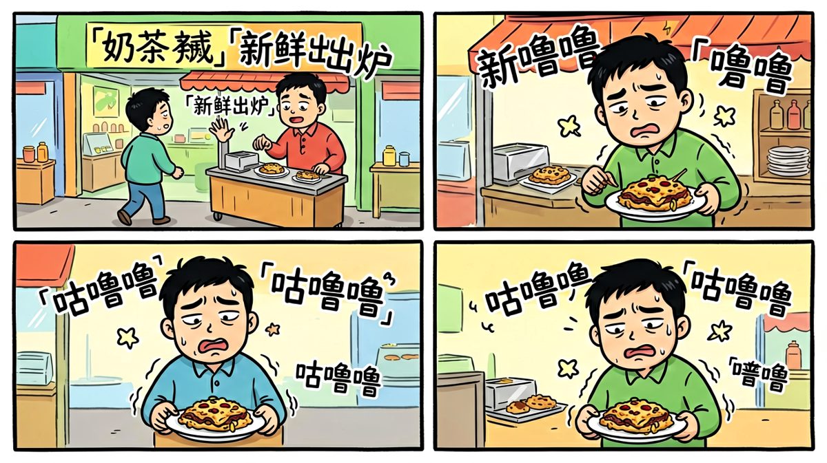 美食当前，意志力瞬间崩塌