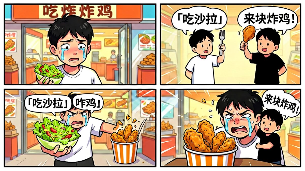 内心两个小人的终极对决
