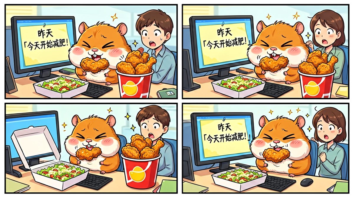 减肥？明天再说吧！