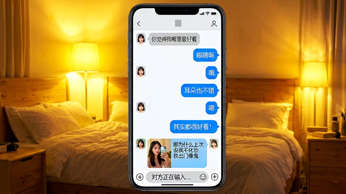 送命题现场：男生回答'眼睛好看'后步步走向深渊