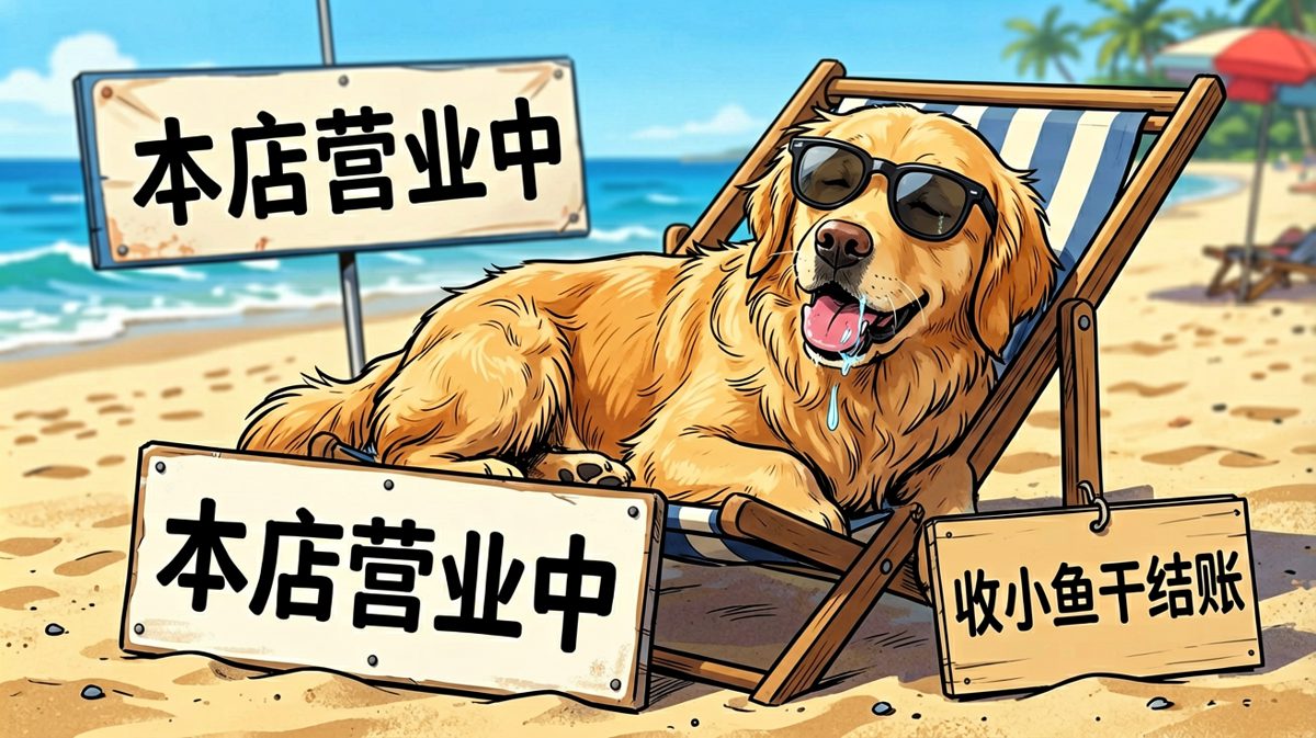 狗狗：今天我是老板，谁敢不扫码付款？