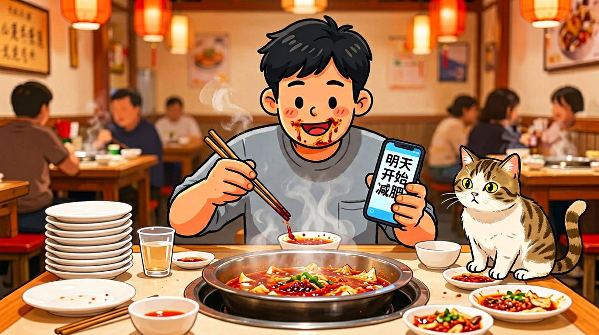 减肥？不存在的，明天的事明天再说。