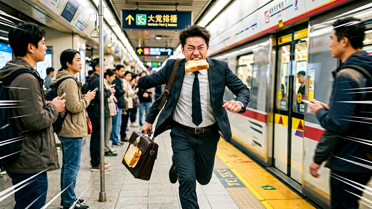 迟到扣钱！冲啊！！