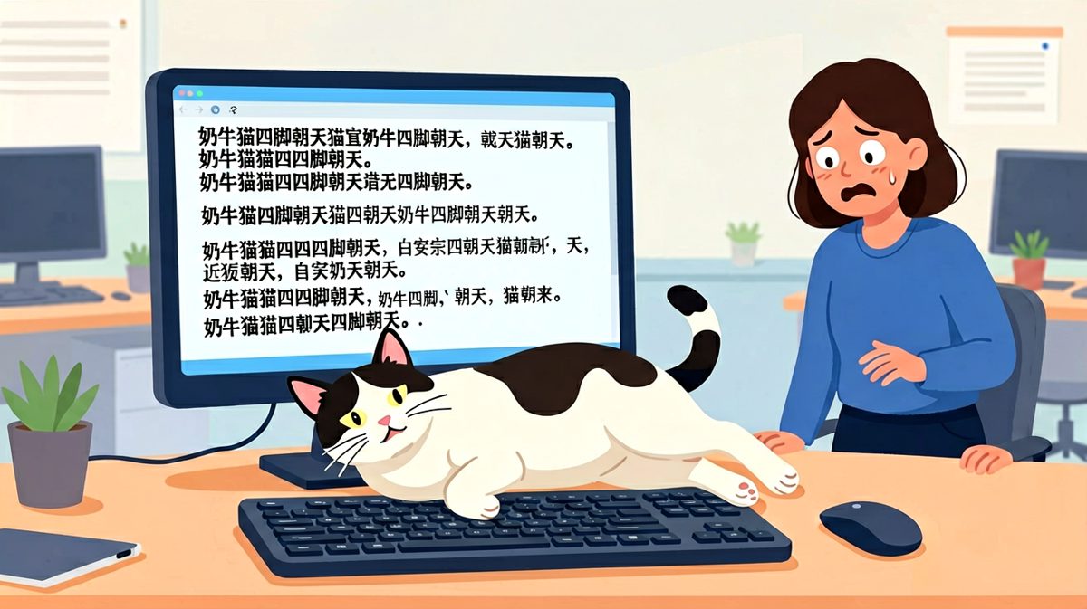 这不是乱码，这是我精心设计的方案。