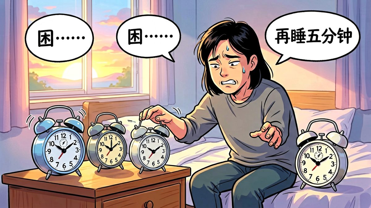 闹钟大战持续进行，主角节节败退。