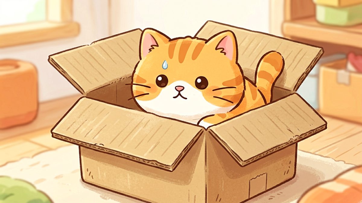 猫：这箱子……好像有点小？