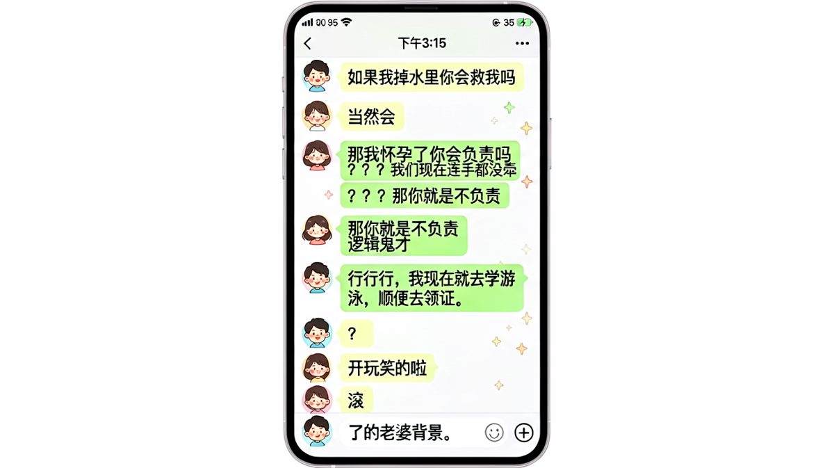 男朋友的高情商（并不）救场