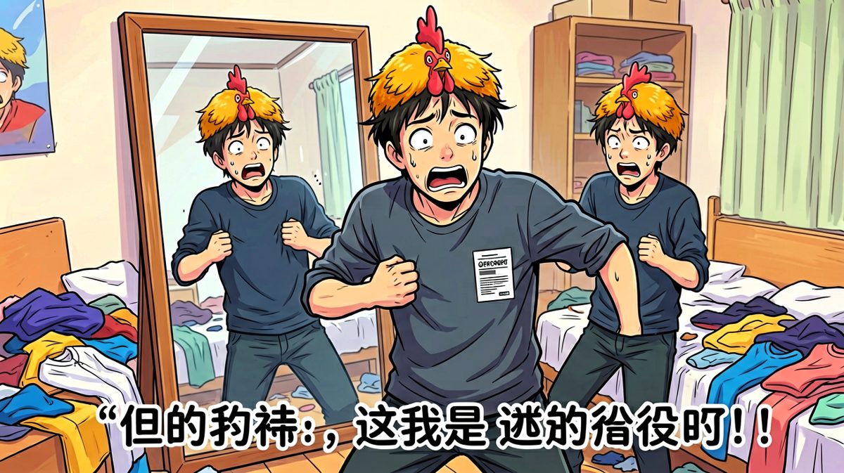 随便套件衣服就出门
