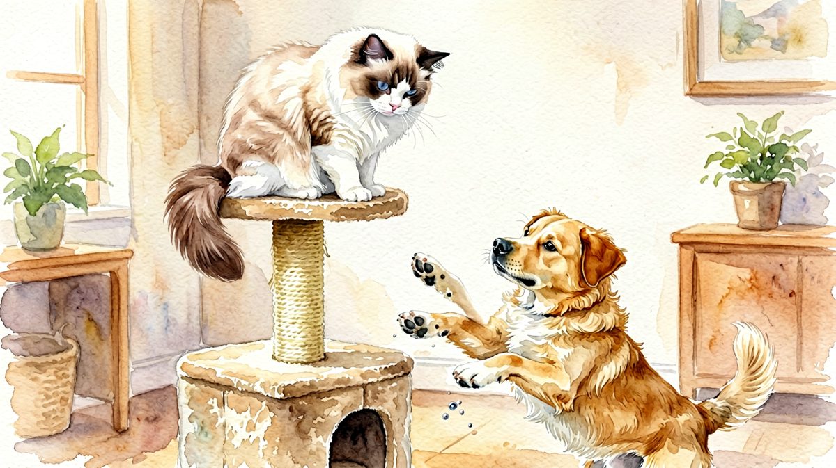有些猫天生优雅，有些狗天生搞笑