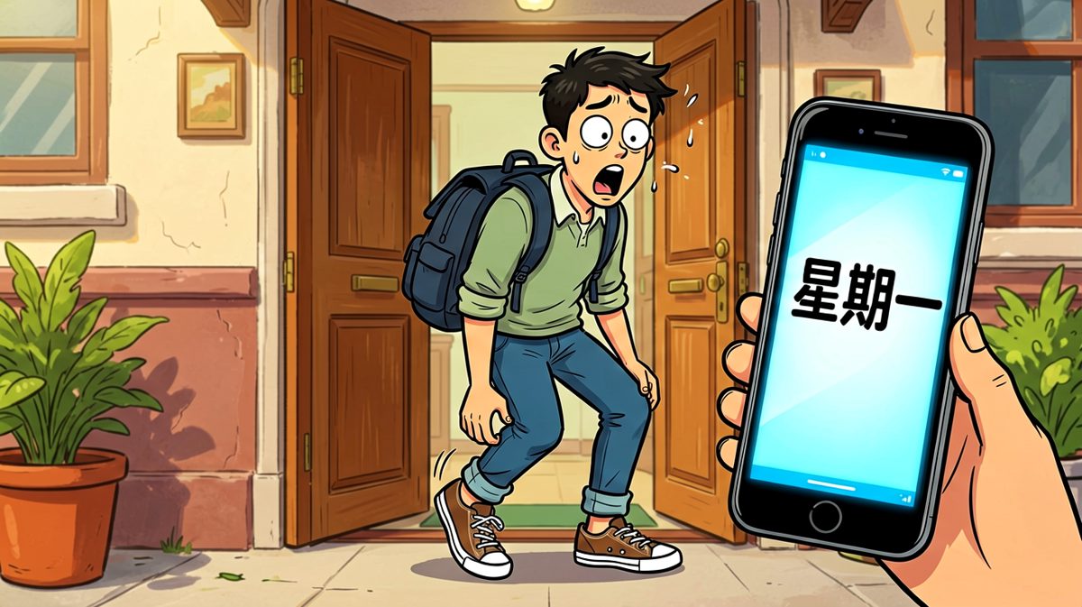 等等……今天竟然是周一？！