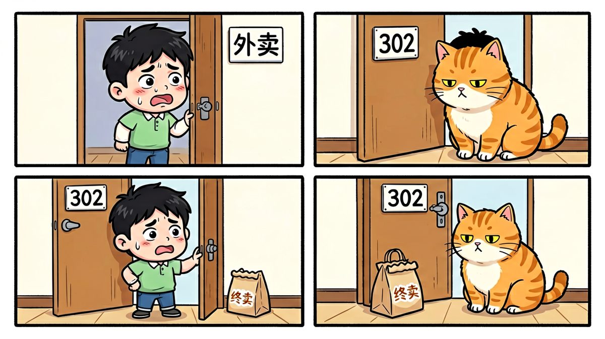 门开了，客户竟是一只猫……