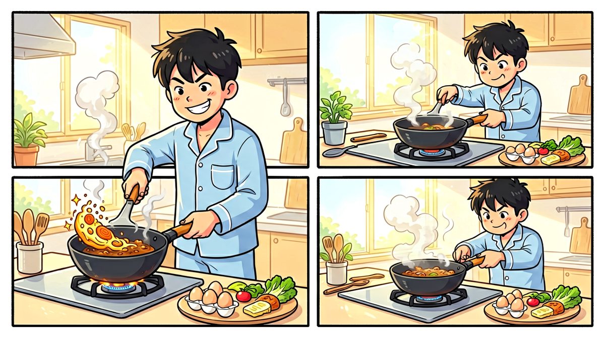 雄心壮志：今天我要做大餐！