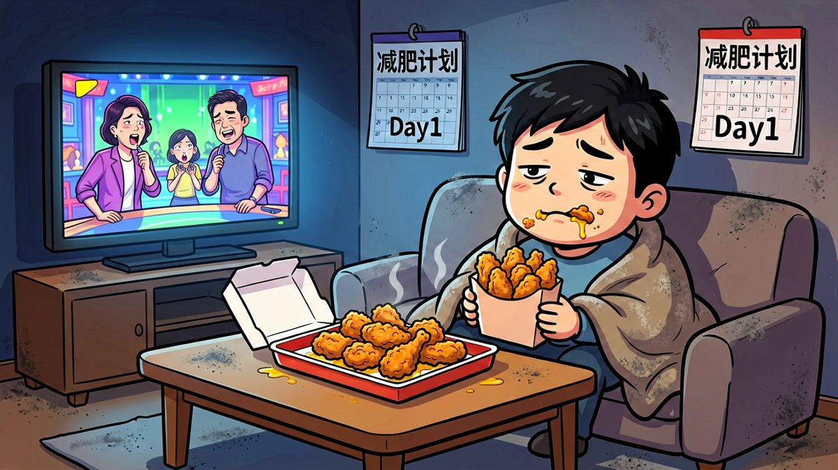 减肥计划第一天，以炸鸡宣告失败