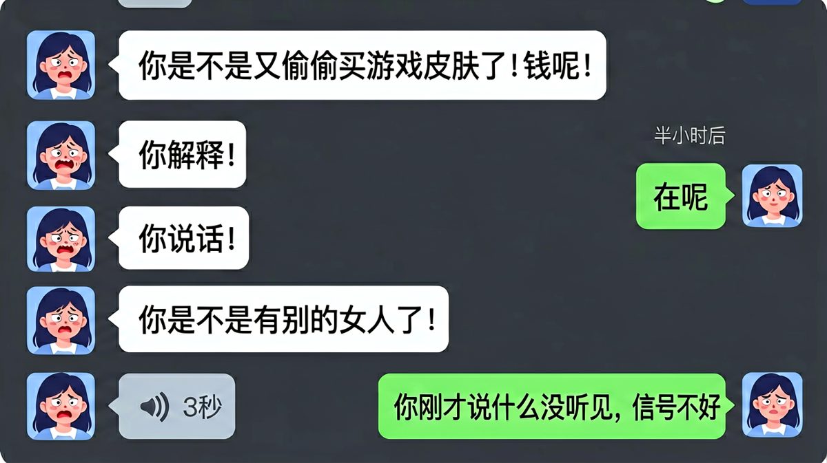 半小时的愤怒输出换来一句在呢，绝了