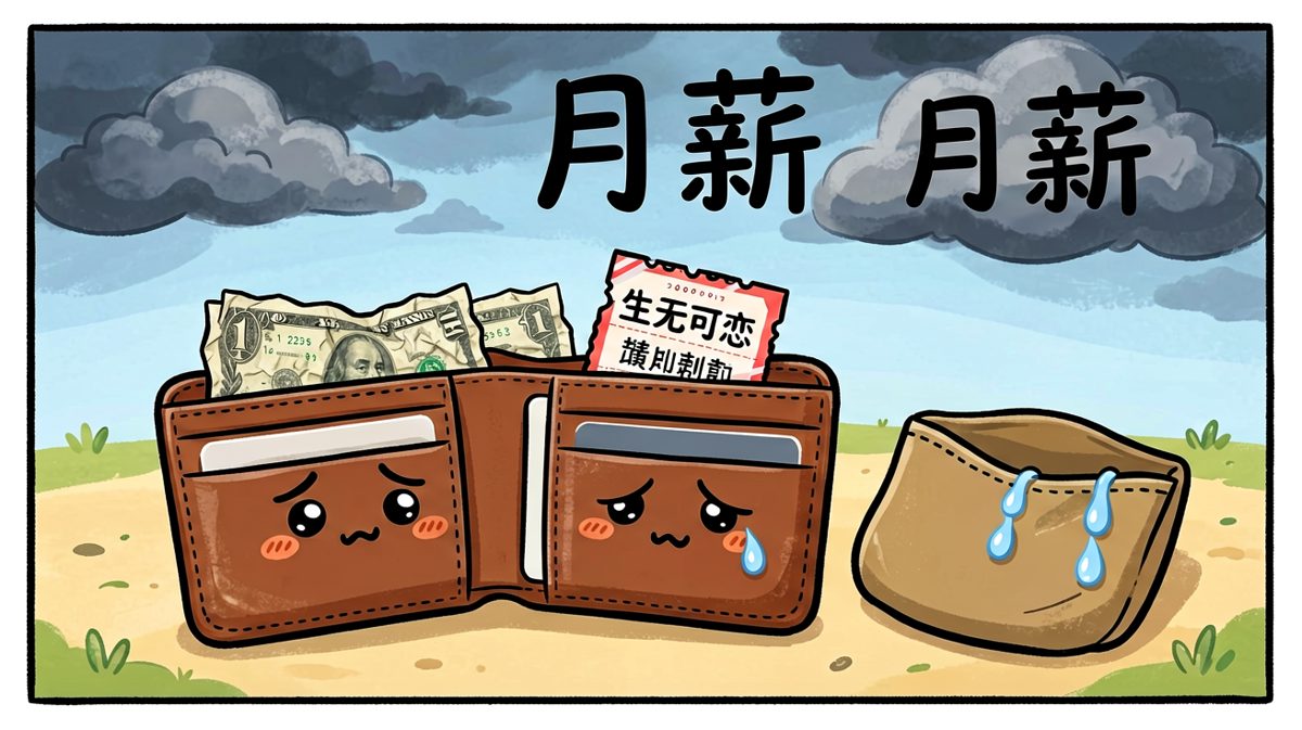 钱包：我以为自己是装钱的，结果我是装的。