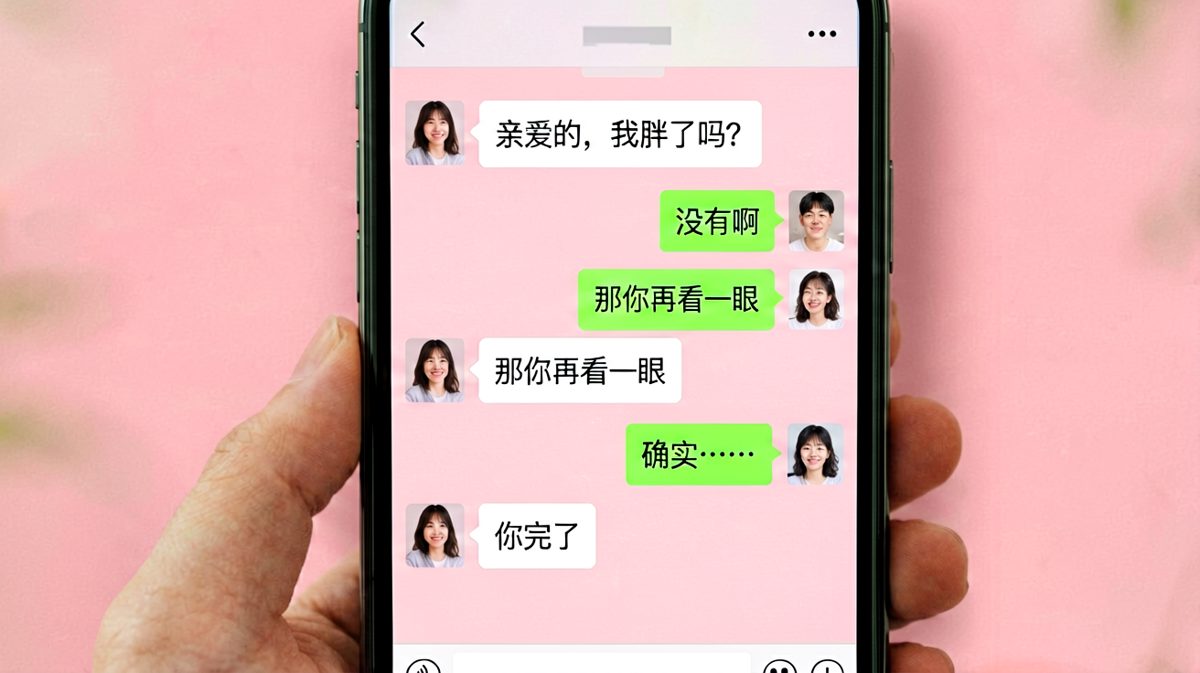 女生问自己胖没胖，男生的致命回答引发连环死亡