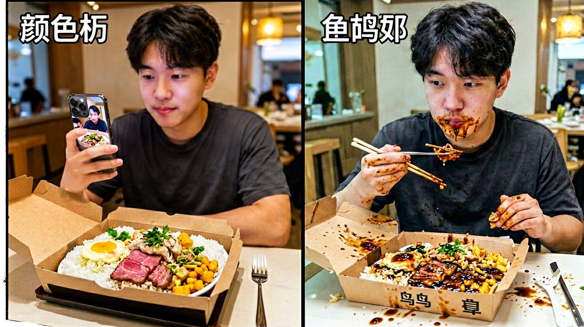 朋友圈的我 vs 实际上的我
