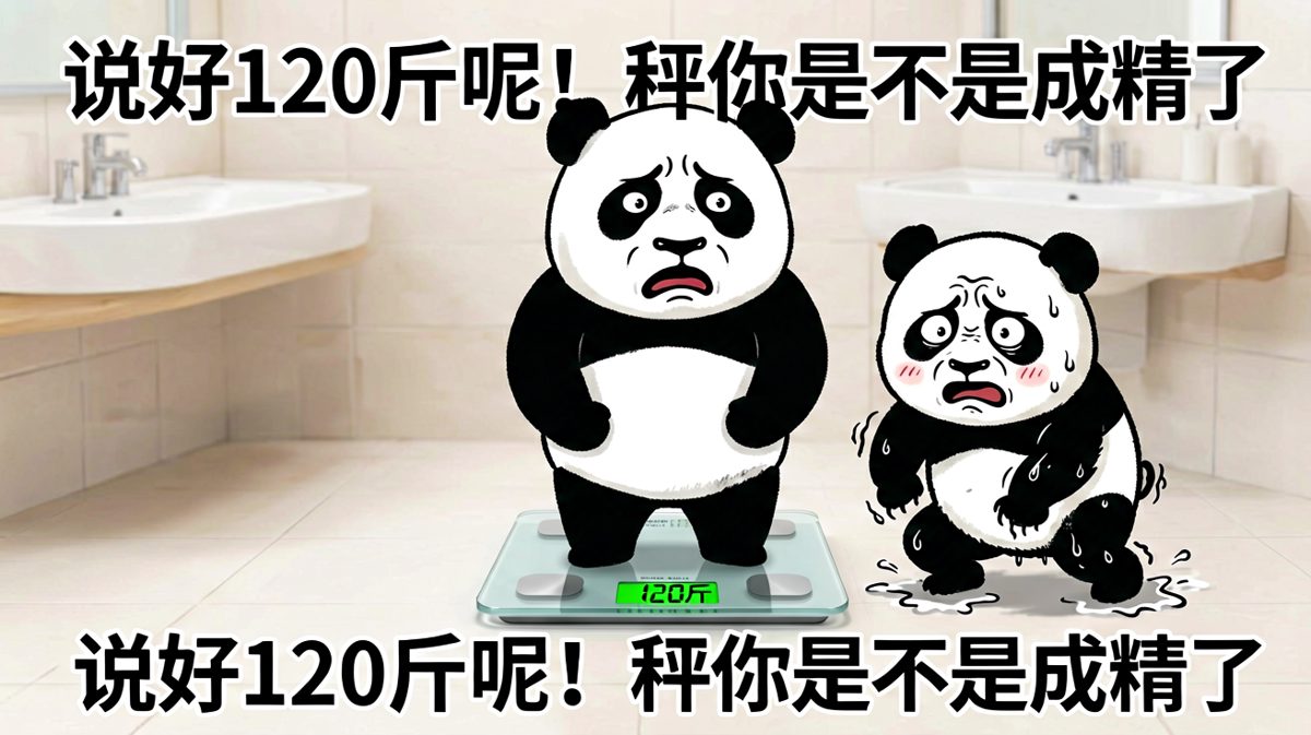 体重秤：这锅我不背，是你胖了