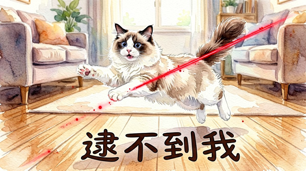 猫咪：那个红点一定是宇宙最大的bug！