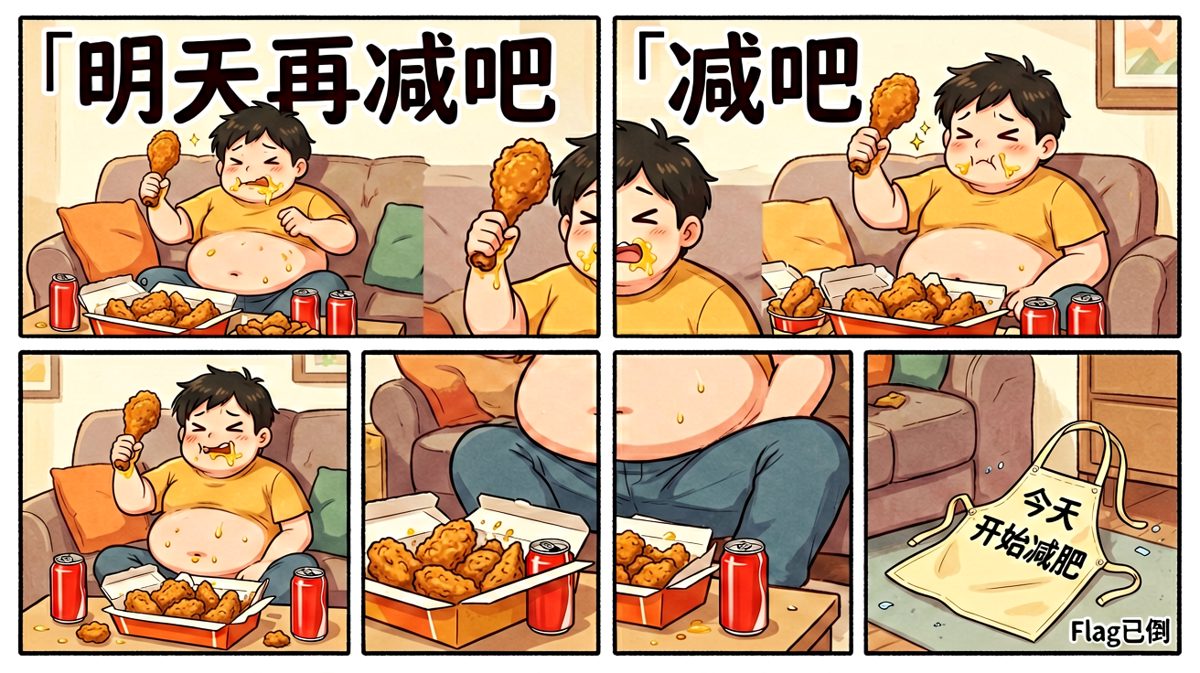 Flag立完秒倒塌，明天一定！