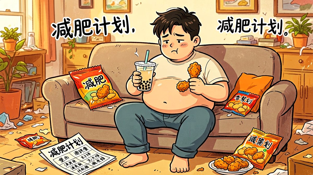 第四天：明天再减吧……（又过了一天）