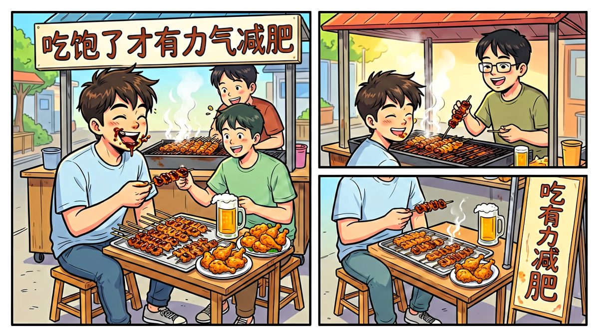 路边的诱惑让人无法拒绝