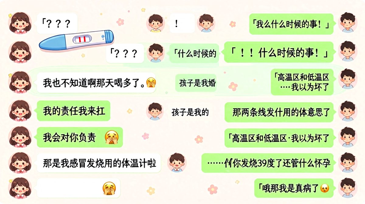 一场虚惊！体温计成「怀孕实锤」，情侣的脑补能力让人窒息