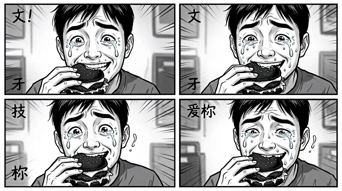 含泪吃完，这就是成长的代价