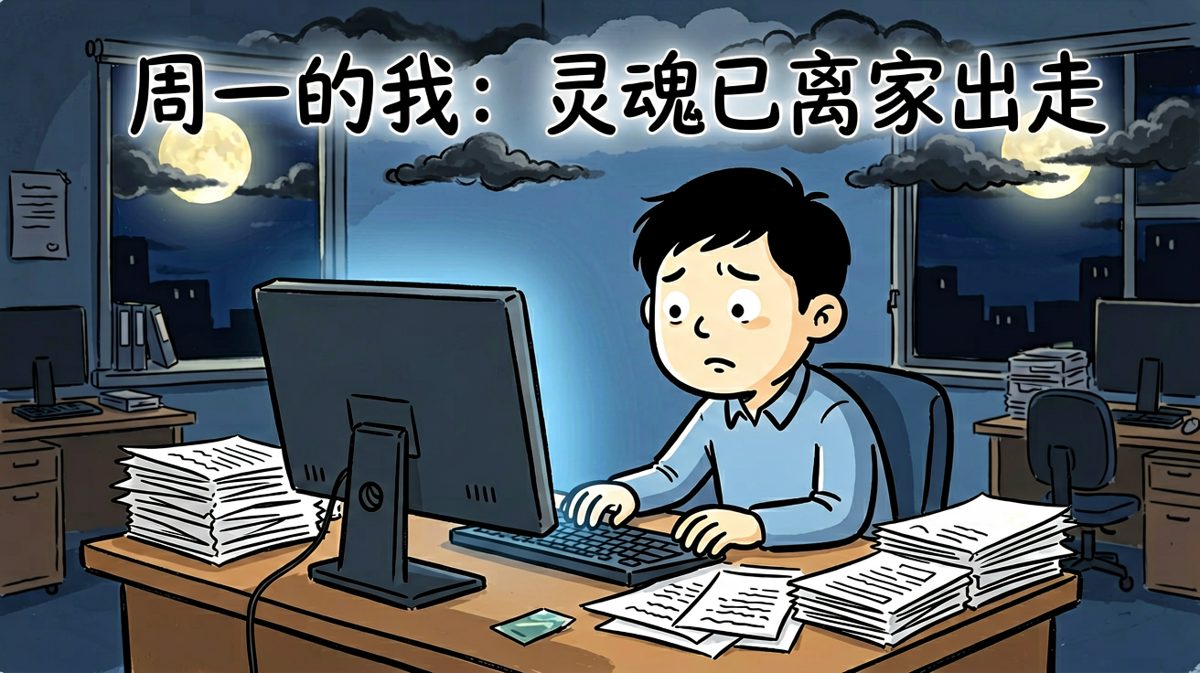 打工人的周一，生无可恋