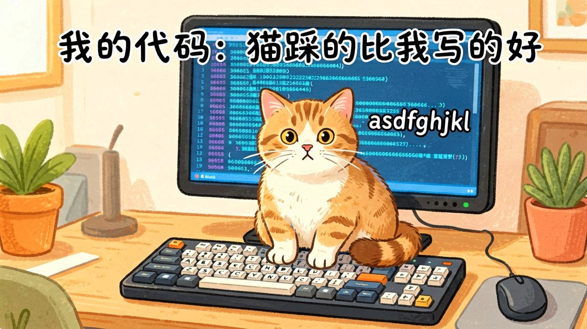 打工人的电脑，猫的游乐场