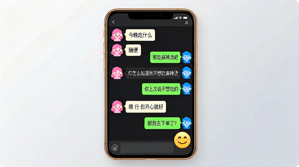 '随便'是一个薛定谔的选项，你永远不知道她到底想吃什么