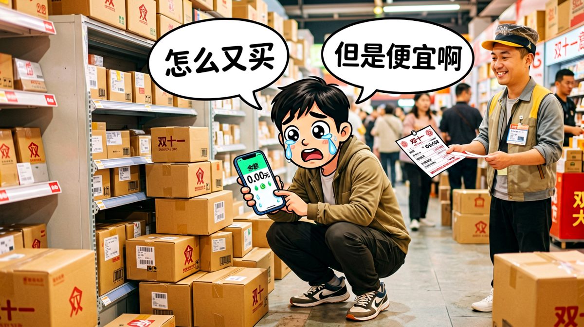 双十一剁完手，月底吃土中