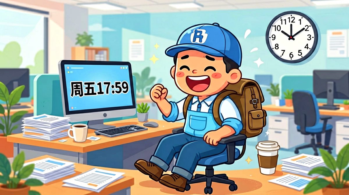 周五下午六点前那一刻，时间静止，灵魂出窍