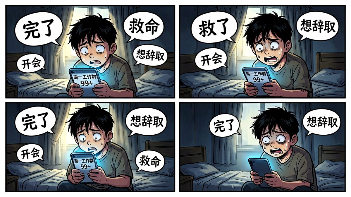 打开手机的那一刻，灵魂开始出窍。