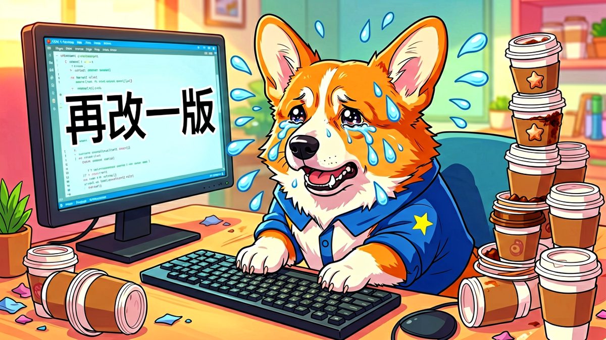 当甲方说'这种感觉不对，再找找感觉'