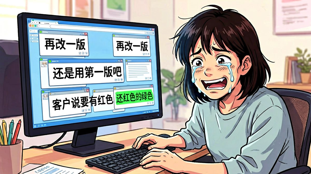 甲方：我要五彩斑斓的黑，简洁大气一点