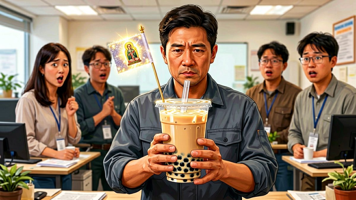 这一杯，不是奶茶，是我的命