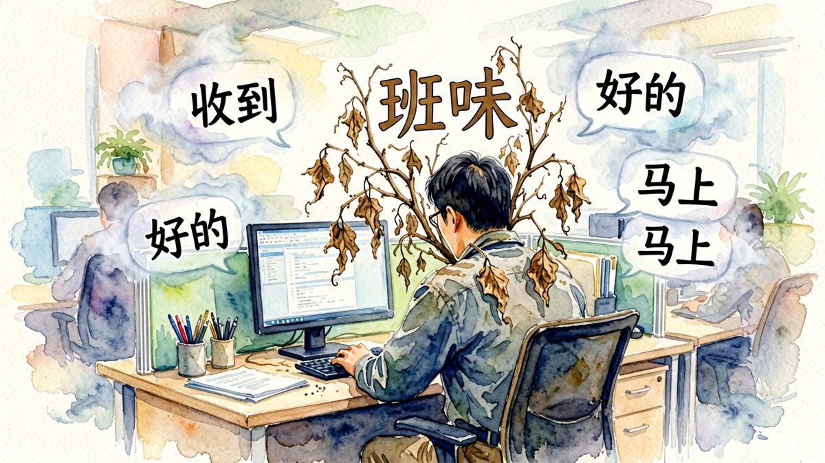 班味渗透的物理表现