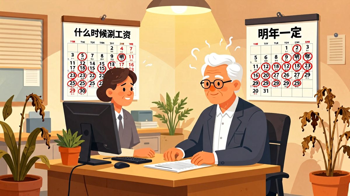 员工问涨薪，老板答"明年一定"——墙上的日历揭示了真相。