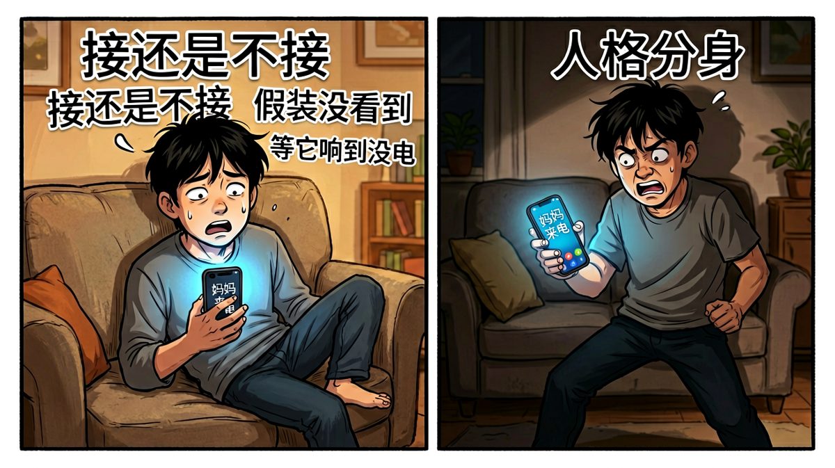 社恐的日常：电话一响，魂飞魄散。
