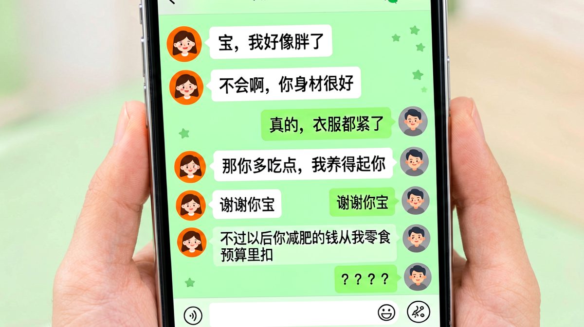 男生想减肥，结果被反向'扶贫'成功