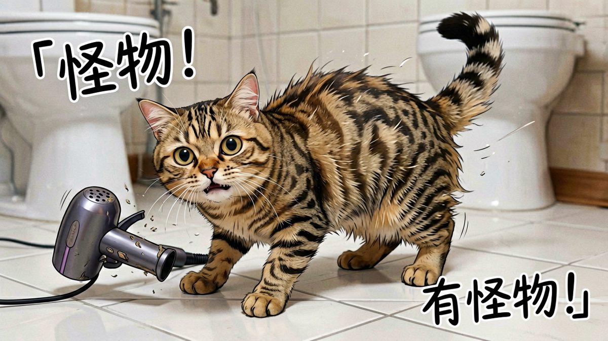 猫咪：这声音比猫砂还让我无法接受！