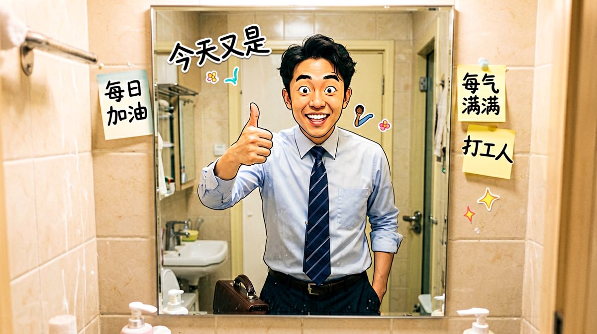 洗漱完毕，元气满满准备上班